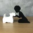 WhatsApp-Image-2023-06-02-at-13.26.38-1.jpeg Girl and her Scottish Terrier(afro hair) for 3D printer or laser cut
