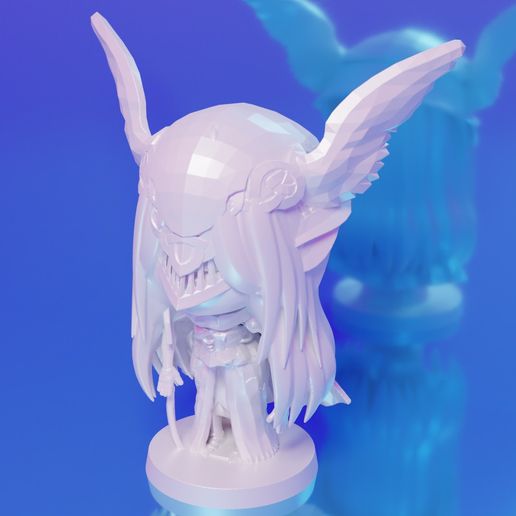 Malenia_2.jpg Malenia Chibi Low-Poly - Anel Elden