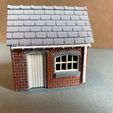 Lineside-Hut-front2.jpg Railway Workmen's Hut, scalable. Model Railway HO/OO