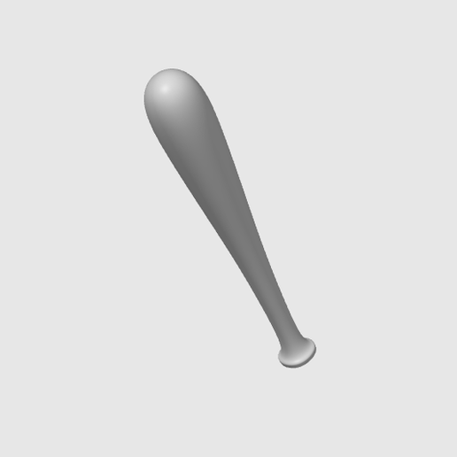 BATE MINIATURA - LLAVERO 3D model