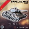 0_PREM_HMM1V67.jpg T-34-76 M1943 (version réduite) - Armée soviétique WW2 Second Monde Front de l'Est Ostfront RPG Mini Hobby