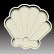 PearlSeashell-VACUUM-PIECE.jpg Fichier STL MOULE POUR BOMBE DE BAIN EN FORME DE COQUILLAGE・Modèle à imprimer en 3D à télécharger