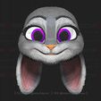 05.jpg Zootopia 2 - Judy Hopps Head Wearable - Bunny/Rabbit Halloween Cosplay