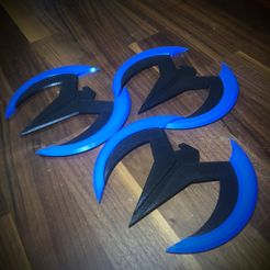 IMG_7429.jpg Fichier 3D Nightwing Batarang Birdarang Wingding・Design pour imprimante 3D à télécharger