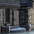 19.jpg Medieval stone house 8 - Hobbit Dark Age Medieval terrain