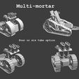 Multi-mortar L=) s Renault Pattern Rapier Multi Mortar - Presupported
