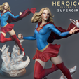 00.png Heroicas - Figure 1 - Supergirl - 3D print model
