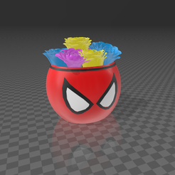 3D-Builder-13_1_2022-12_43_55.png STL file MACETA SPIDERMAN NO WAY HOME・3D printable model to download