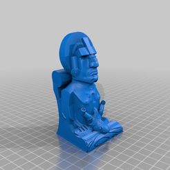 5920c6287d3b4c9be69b8bd1a4008065.png Télécharger fichier STL gratuit Statue de poisson Steampunk Tiki à trois visages • Design imprimable en 3D, stgiga
