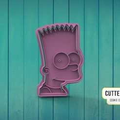 bart.jpg Archivo STL Bart Simpson Cookie Cutter M2・Objeto imprimible en 3D para descargar
