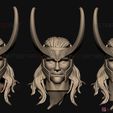 07c.jpg Loki Head - Tom Hiddleston - Marvel Comics - High Quality 3D print model