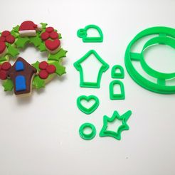 RoscaNavideña.jpg Fichier STL Coupe-biscuit, Coupe-biscuit à cadre, Coupe-fondant, Coupe-biscuit, Pâtes alimentaires, Porcelaine froide・Plan à imprimer en 3D à télécharger, CR3D-creaciones3d