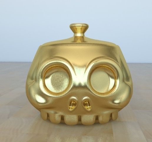 SkullPot - 3D model önizlemesi