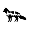 2.png Tree In Fox 2D Wall Art