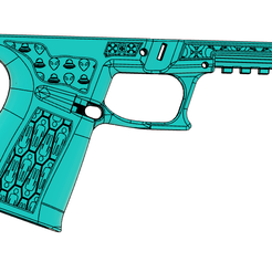 Screenshot-51.png STL file S&W SD40VE MAN VS ALIEN・Model to download and 3D print