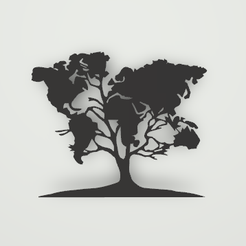 TreeMap-WallArt.png STL file TreeMap WallArt・3D printing model to download