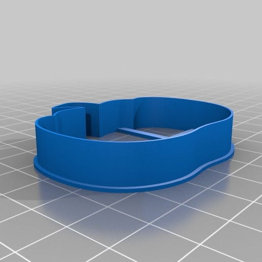 Pumpkin cookie cutter - 3D model önizlemesi