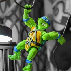 TMNT Leonardo Articulated Print-in-Place and Assembly
