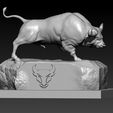 hjhgj.jpg NCAA - The Buffalo Bulls football statue - University at Buffalo - 3d print