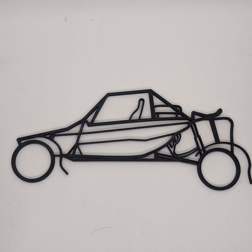 🏎️ Buggy 1600 Peters autocross wall decoration・ STL File for
