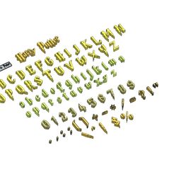 assembly16.jpg Fichier STL Lettres et chiffres HARRY POTTER - Logo・Objet pour impression 3D à télécharger