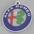 Alfa_Romeo.jpg Car Keychain Multicolor