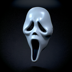 STL file Scream KNB Mask 🎨・3D print design to download・Cults