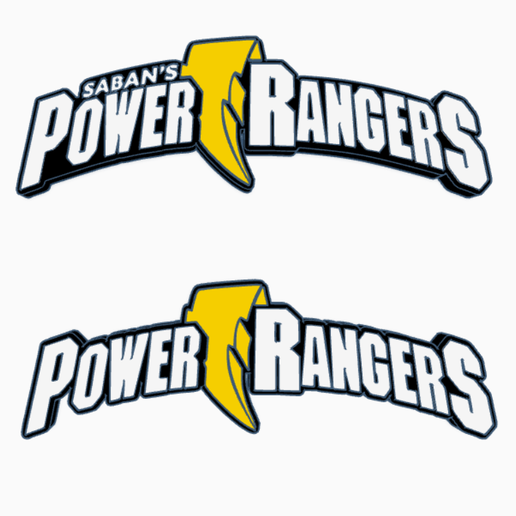 Screenshot-2025-02-05-133253.png 2x SABAN'S POWER RANGERS Logo Display by MANIACMANCAVE3D