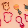 cookies_and_curtters.jpeg Baby Shower cookie cutters
