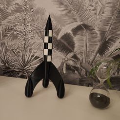 Fusée Tintin (conforme aux dessins)