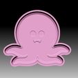 Octopus-VACUUM-PIECE.jpg Fichier STL MOULE POUR BOMBE DE BAIN EN FORME DE PIEUVRE・Idée pour impression 3D à télécharger