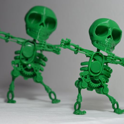 3D file Dancing skeleton・3D printing model to download・Cults