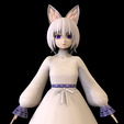 untitled.68.png ANIME CHARACTER GIRL SCULPTURE 3D PRINT MODEL 2