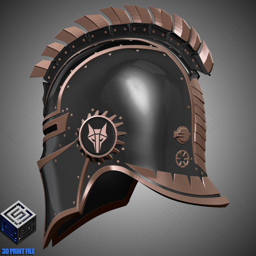 📁 stl Ares Red Rising Helm 3d print file・ 3D File for 3D printing・Cults