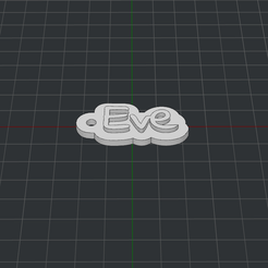 Immagine-2022-01-27-224823.png STL file Keychain Eve・Model to download and 3D print, Chris05