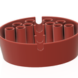 ashtray-01 v4-06.png Cigarette Smoking Cups Ashtray Tobacco Holder with 8pcs cigarette storage hole 3d-print and cnc