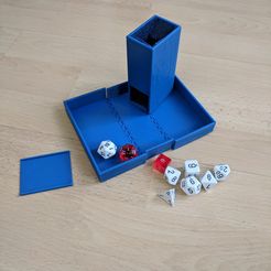 IMG_20180217_143950.jpg STL file Dice Tower and Dice Box・3D print object to download