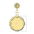 Flower-cluster-halo-Artdeco-stepped-Halo-memory-pendant-coin-06.jpg Cluster bail Art deco pattern N04 memory pendant 3D print model