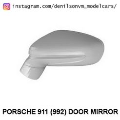 992mirror1_resize.jpg Porsche 911 (992 generation) Door Mirror in 1/24 1/43 1/18 and 1/12