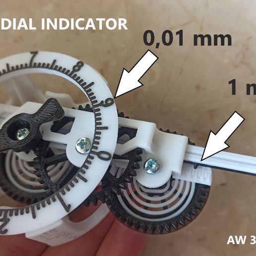 Czujnik-1mm-z-opisami.jpg PRECISION DIAL INDICATOR 3D PRINTING DIY