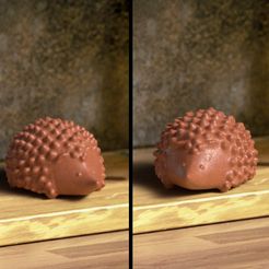 porkie.jpg Archivo STL gratuito Simpático puercoespín / erizo・Objeto para descargar e imprimir en 3D