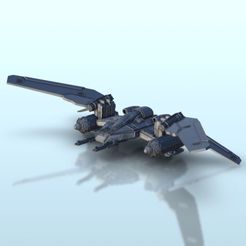 51.jpg STL file Arethusa spaceship 31 - Battleship Vehicle SF Science-Fiction・3D printable model to download