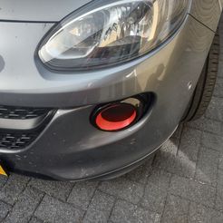 IMG_20220618_093529391_HDR.jpg STL file Opel Adam / Vauxhall Adam indicator, fog, reverse colourfull light insert rings (set of 4)・3D print design to download