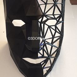 20230412_183909910_iOS.jpg STL file Wire Art Mask Half Open Design - presupported・Model to download and 3D print