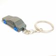 Back-view.jpeg Mini Car keychain (spinning wheels)