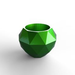 Polygonal-Plain.jpg FLOWER POT VASE DESIGN V2 POLYGONAL
