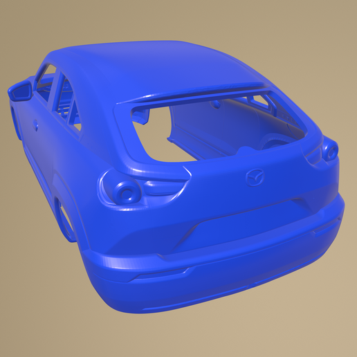 b17_016.png Mazda Mx-30 2021 PRINTABLE CAR IN SEPARATE PARTS