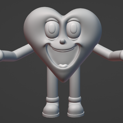 h1.png STL file Happy Heart・Template to download and 3D print