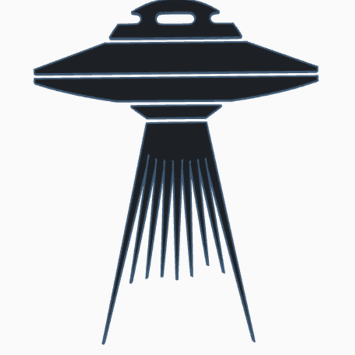 UFO Wall Art 3D model