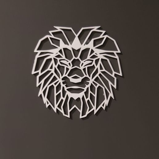 Download STL file Decorative wall lion • 3D print model ・ Cults